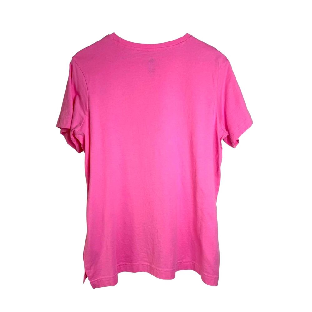 Disney Parks 2025 Mickey and Minnie Pink Christmas Bow T-Shirt - Picture 3 of 5